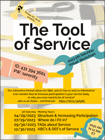 Tools of Service Workshops
